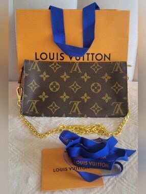 Authentic Louis Vuitton Monogram Pouch